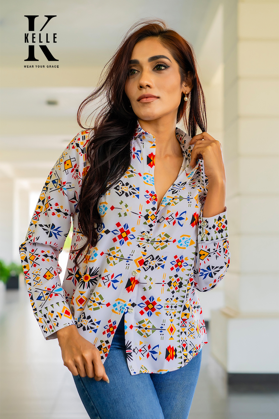 Korean shirt blouse4 Korean Shirt Blouse - Image 1
