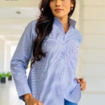 Korean Stripe Shirt Blouse